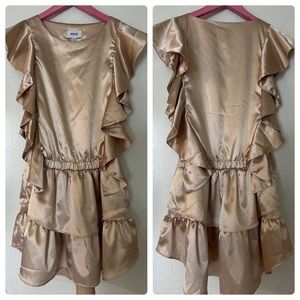 Koch Madison Dress XS Gold Satin